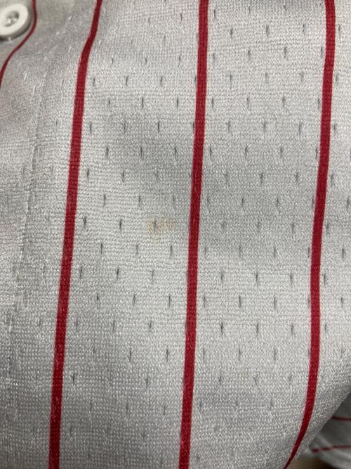 KEBOZ（ケボズ）KEBOZ (ケボズ) Majestic (マジェスティック) ベースボールシャツ グレー サイズ:Lの古着・服飾アイテム