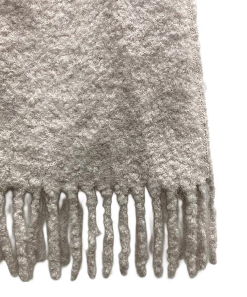 BALLSEY（ボールジィ）BALLSEY (ボールジィ) アルパカループフリンジ ロングジレ ライトピンク サイズ:36の古着・服飾アイテム