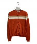 JOHN SMEDLEY×ANAYIジョンスメドレー×アナイ）の古着「コラボカーディガン」｜オレンジ