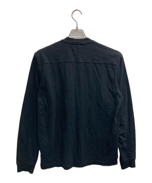 STONE ISLAND（ストーンアイランド）STONE ISLAND (ストーンアイランド) ヘンリーネックカットソー ブラック サイズ:XLの古着・服飾アイテム