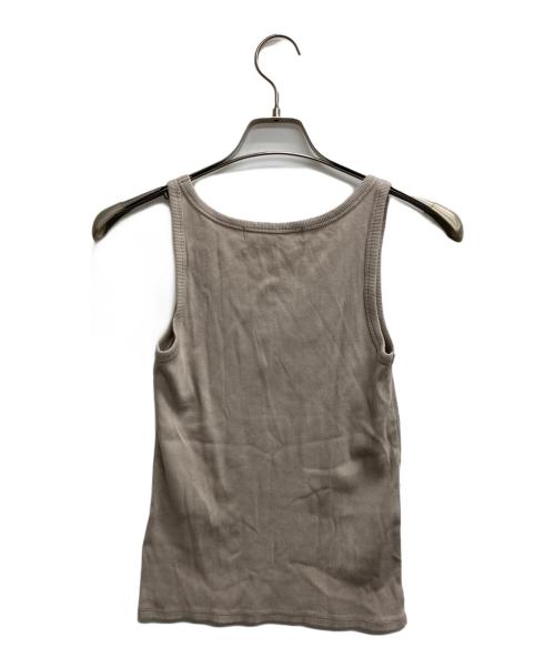 PRANK PROJECT（プランクプロジェクト）PRANK PROJECT (プランクプロジェクト) メタルプレートリブタンク ベージュ サイズ:FREEの古着・服飾アイテム