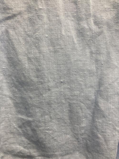 MARGARET HOWELL（マーガレットハウエル）MARGARET HOWELL (マーガレットハウエル) SOFT LINEN ノーカラープルオーバーシャツ ブルー サイズ:2の古着・服飾アイテム