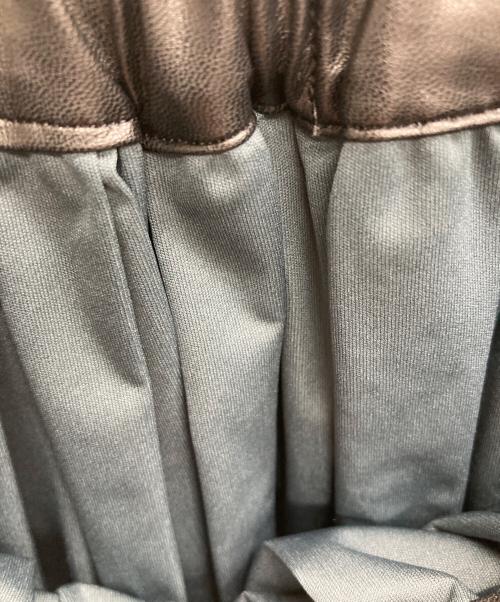 Plage（プラージュ）Plage (プラージュ) Fake Leather ギャザースカート ブラック サイズ:38の古着・服飾アイテム