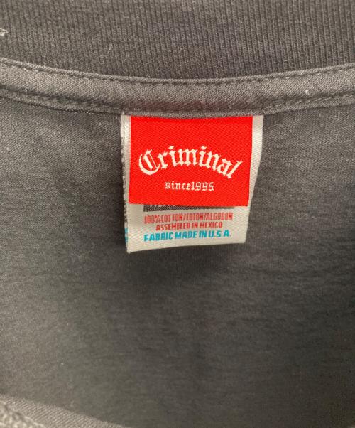 CRIMINAL（クリミナル）CRIMINAL (クリミナル) R2K Design Tシャツ ブラック サイズ:2XLの古着・服飾アイテム