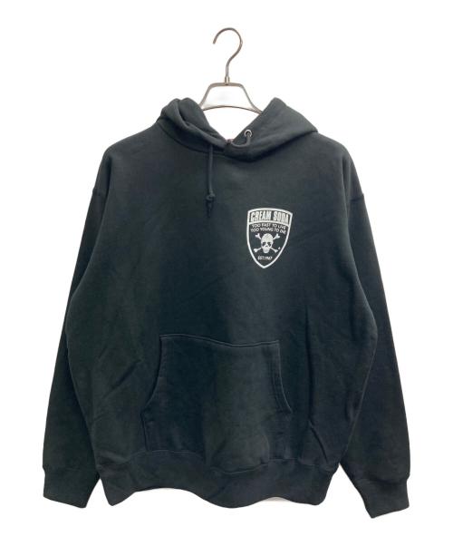 CREAM SODA（クリームソーダ）CREAM SODA (クリームソーダ) カクドクロ プルパーカー ブラック サイズ:XLの古着・服飾アイテム