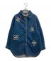 Tu es mon TRESOR（トゥ エ モン トレゾア）の古着「パールデザインデニムジャケット」｜インディゴ