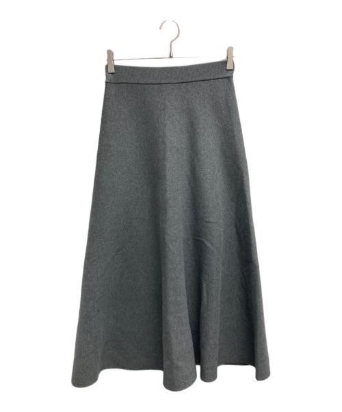 SLOBE IENA（スローブ イエナ）SLOBE IENA (スローブ イエナ) ミラノリブニットフレアスカート カーキ サイズ:FREE 未使用品の古着・服飾アイテム