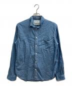 Barbourバブアー）の古着「シャンブレーシャツ」｜ブルー