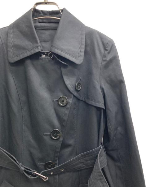 BURBERRY BLUE LABEL（バーバリーロンドンブルーレーベル）BURBERRY BLUE LABEL (バーバリーロンドンブルーレーベル) ノバチェックライナートレンチコート ブラック サイズ:38の古着・服飾アイテム