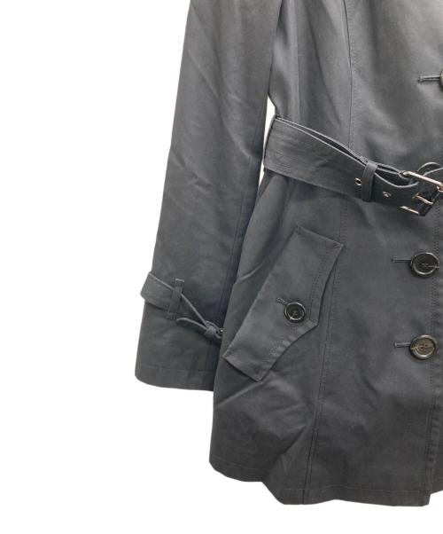BURBERRY BLUE LABEL（バーバリーロンドンブルーレーベル）BURBERRY BLUE LABEL (バーバリーロンドンブルーレーベル) ノバチェックライナートレンチコート ブラック サイズ:38の古着・服飾アイテム