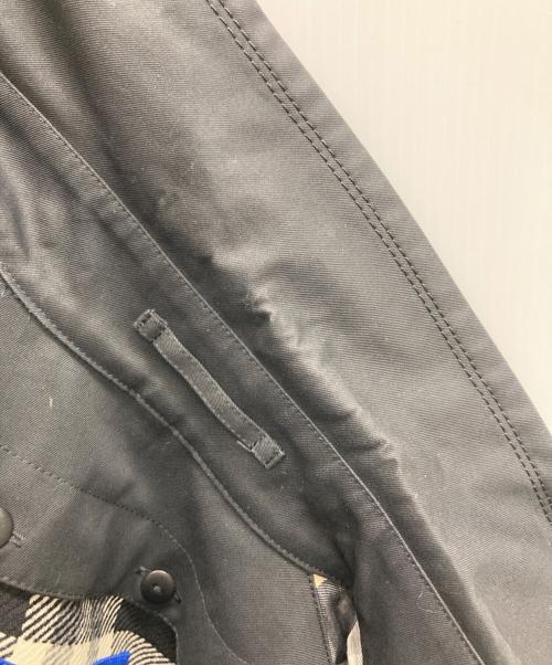 BURBERRY BLUE LABEL（バーバリーロンドンブルーレーベル）BURBERRY BLUE LABEL (バーバリーロンドンブルーレーベル) ノバチェックライナートレンチコート ブラック サイズ:38の古着・服飾アイテム