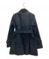 BURBERRY BLUE LABEL (バーバリーロンドンブルーレーベル) ノバチェックライナートレンチコート ブラック サイズ:38：7000円