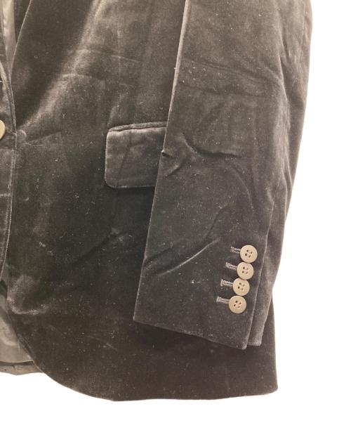 theory（セオリー）theory (セオリー) ベルベットジャケット ブラックの古着・服飾アイテム