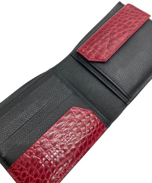 CAMILLE FOURNET PARIS（カミーユフォルネ）CAMILLE FOURNET PARIS (カミーユフォルネ) 2つ折り財布 ブラックの古着・服飾アイテム