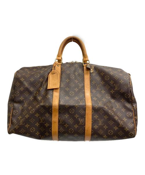 LOUIS VUITTON（ルイ ヴィトン）LOUIS VUITTON (ルイ ヴィトン) キーポル50 / トラベルバッグ ブラウンの古着・服飾アイテム