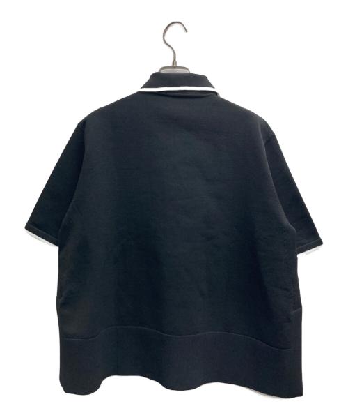 UNITED ARROWS TOKYO（ユナイテッドアローズトウキョウ）UNITED ARROWS TOKYO (ユナイテッドアローズトウキョウ) ミニマルフリル ニット ブラック サイズ:記載無しの古着・服飾アイテム