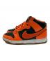 NIKE (ナイキ) Dunk High University Chenille Swoosh ブラック×オレンジ サイズ:28.5：5000円