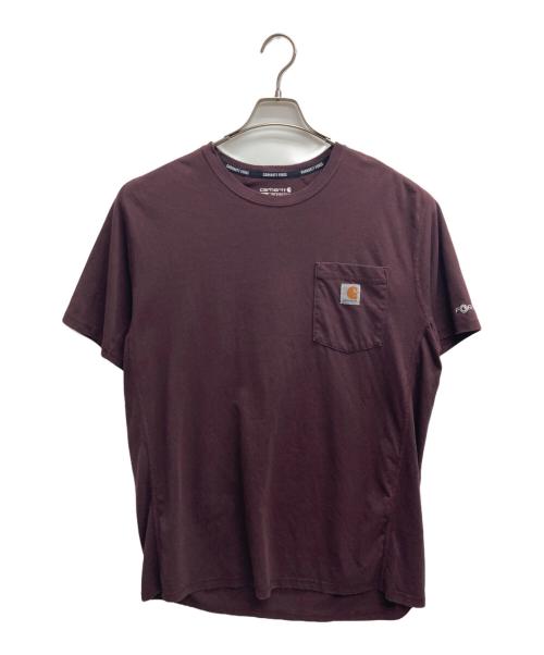 CarHartt（カーハート）CarHartt (カーハート) Tシャツ ブラウン サイズ:Lの古着・服飾アイテム