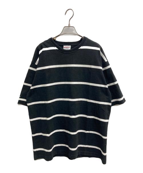 BARBARIAN（バーバリアン）BARBARIAN (バーバリアン) BORDER TEE ブラック サイズ:XLの古着・服飾アイテム
