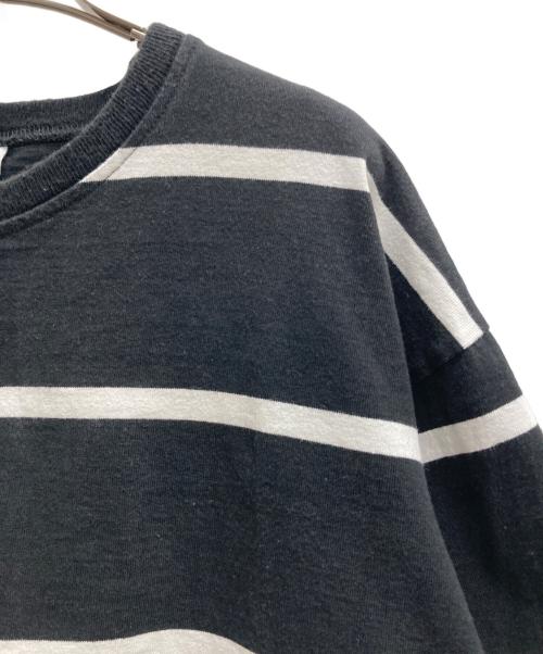 BARBARIAN（バーバリアン）BARBARIAN (バーバリアン) BORDER TEE ブラック サイズ:XLの古着・服飾アイテム