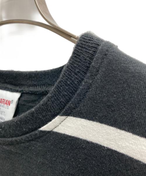 BARBARIAN（バーバリアン）BARBARIAN (バーバリアン) BORDER TEE ブラック サイズ:XLの古着・服飾アイテム