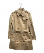 BURBERRY LONDONバーバリーロンドン）の古着「ショートトレンチコート」｜ベージュ