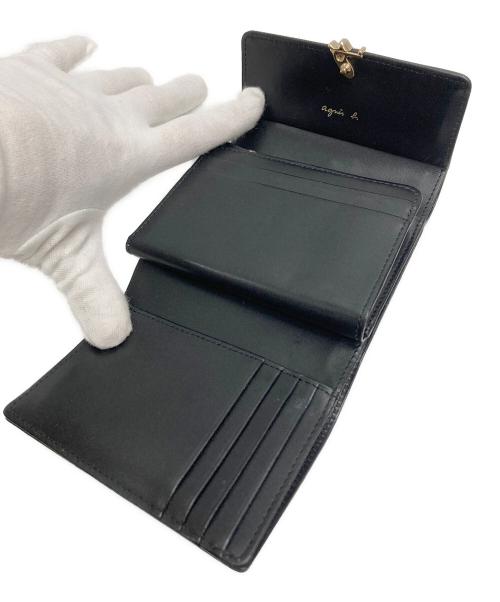 agnes b voyage（アニエスベーボヤージュ）agnes b voyage (アニエスベーボヤージュ) ミニウォレット ブラックの古着・服飾アイテム