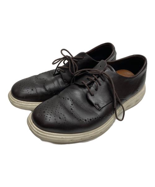 ECCO（エコー）ECCO (エコー) ブローグシューズ ブラウン サイズ:26cmの古着・服飾アイテム