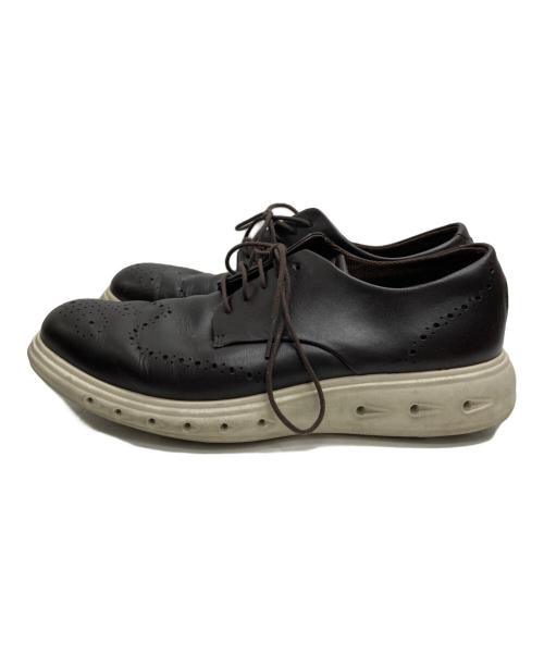 ECCO（エコー）ECCO (エコー) ブローグシューズ ブラウン サイズ:26cmの古着・服飾アイテム