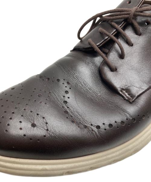 ECCO（エコー）ECCO (エコー) ブローグシューズ ブラウン サイズ:26cmの古着・服飾アイテム