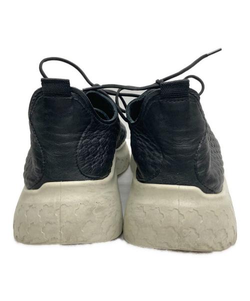 ECCO（エコー）ECCO (エコー) レザースニーカー ブラック サイズ:26cmの古着・服飾アイテム