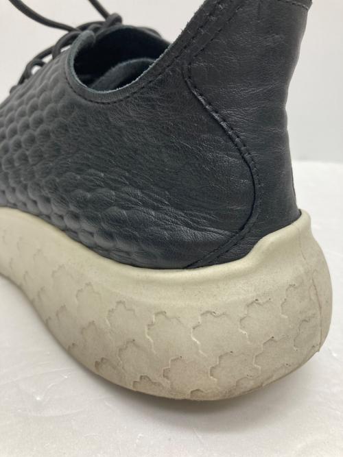 ECCO（エコー）ECCO (エコー) レザースニーカー ブラック サイズ:26cmの古着・服飾アイテム