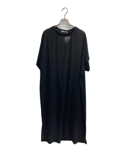 BEAUTY&YOUTH（ビューティーアンドユース）BEAUTY&YOUTH (ビューティーアンドユース) シフォンレイヤード ドルマンスリーブワンピース ブラック サイズ:FREE 未使用品の古着・服飾アイテム