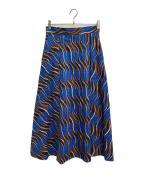 UNITED ARROWS TOKYOユナイテッドアローズトウキョウ）の古着「エスニックプリント スカート」｜ブルー