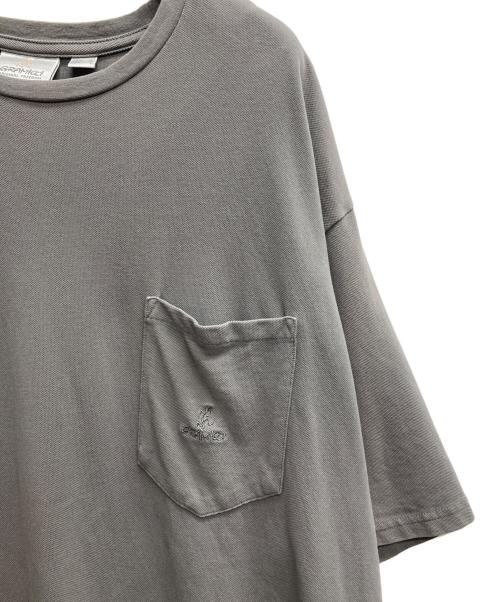 GRAMICCI（グラミチ）GRAMICCI (グラミチ) green label relaxing (グリーンレーベルリラクシング) ポケットTシャツ グレー サイズ:XLの古着・服飾アイテム