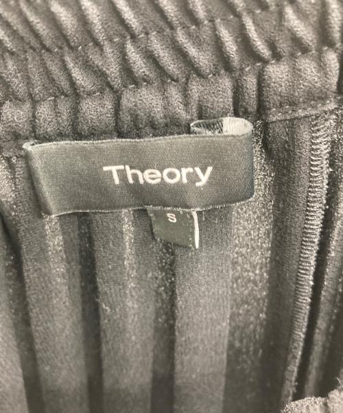 theory（セオリー）theory (セオリー) ランダムプリーツスカート ブラック サイズ:Sの古着・服飾アイテム