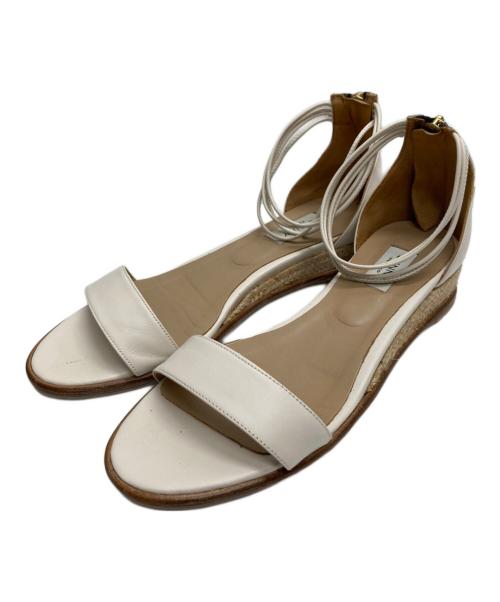 PELLICO SUNNY（ペリーコサニー）PELLICO SUNNY (ペリーコサニー) アンクルストラップサンダル ホワイト サイズ:38の古着・服飾アイテム