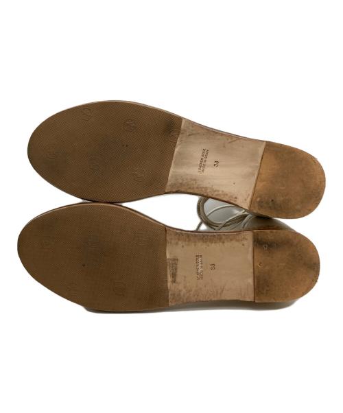 PELLICO SUNNY（ペリーコサニー）PELLICO SUNNY (ペリーコサニー) アンクルストラップサンダル ホワイト サイズ:38の古着・服飾アイテム