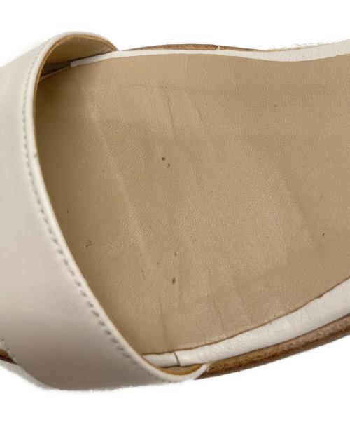 PELLICO SUNNY（ペリーコサニー）PELLICO SUNNY (ペリーコサニー) アンクルストラップサンダル ホワイト サイズ:38の古着・服飾アイテム