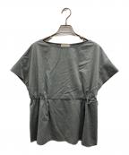 UNITED ARROWS TOKYOユナイテッドアローズトウキョウ）の古着「ウエストギャザーブラウス」｜グレー