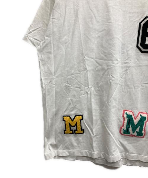 MM6 Maison Margiela（エムエムシックスメゾンマルジェラ）MM6 Maison Margiela (エムエムシックスメゾンマルジェラ) ワッペンTシャツ ホワイト サイズ:Sの古着・服飾アイテム