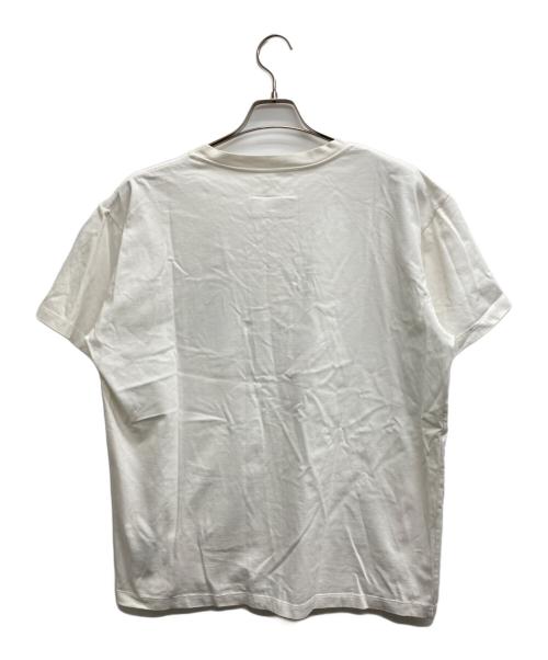 MM6 Maison Margiela（エムエムシックスメゾンマルジェラ）MM6 Maison Margiela (エムエムシックスメゾンマルジェラ) ワッペンTシャツ ホワイト サイズ:Sの古着・服飾アイテム