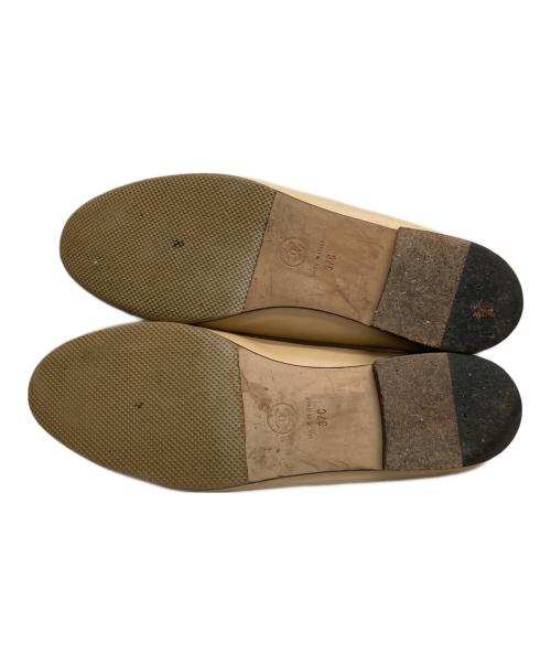 CHANEL（シャネル）CHANEL (シャネル) ココマークバレエシューズ ベージュ×ブラック サイズ:37Cの古着・服飾アイテム