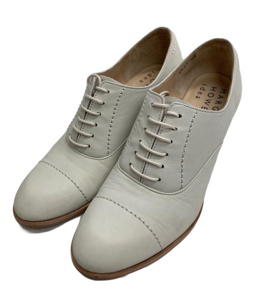 MARGARET HOWELL idea（マーガレット ハウエル アイディア）MARGARET HOWELL idea (マーガレット ハウエル アイディア) ヒールパンプス アイボリー サイズ:22の古着・服飾アイテム