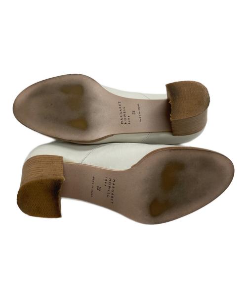 MARGARET HOWELL idea（マーガレット ハウエル アイディア）MARGARET HOWELL idea (マーガレット ハウエル アイディア) ヒールパンプス アイボリー サイズ:22の古着・服飾アイテム