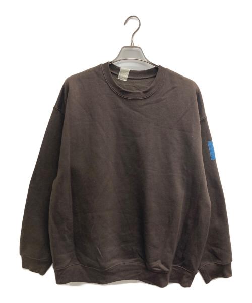 N.HOOLYWOOD（エヌ ハリウッド）N.HOOLYWOOD (エヌ ハリウッド) CREWNECK SWEARTSHIRT ブラウン サイズ:40の古着・服飾アイテム