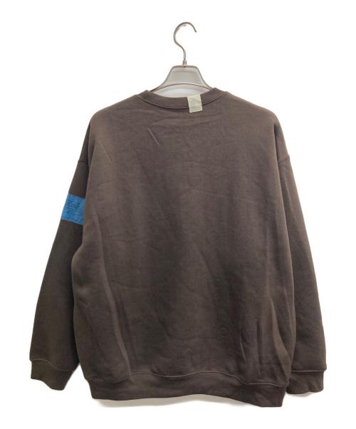 N.HOOLYWOOD（エヌ ハリウッド）N.HOOLYWOOD (エヌ ハリウッド) CREWNECK SWEARTSHIRT ブラウン サイズ:40の古着・服飾アイテム