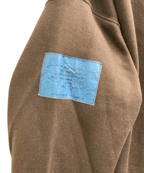 N.HOOLYWOOD（エヌ ハリウッド）N.HOOLYWOOD (エヌ ハリウッド) CREWNECK SWEARTSHIRT ブラウン サイズ:40の古着・服飾アイテム