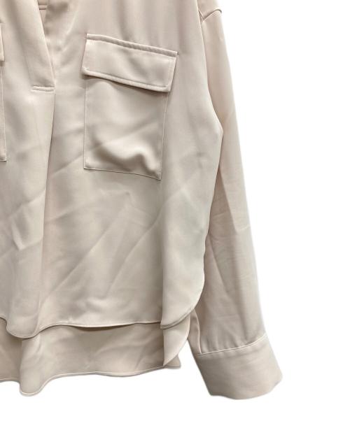 Noble（ノーブル）Noble (ノーブル) ワークディテールドレープシャツ ベージュ サイズ:記載無しの古着・服飾アイテム