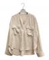 Noble（ノーブル）の古着「ワークディテールドレープシャツ」｜ベージュ